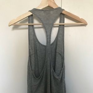H&M Grey Drop Arm Knit Tank
